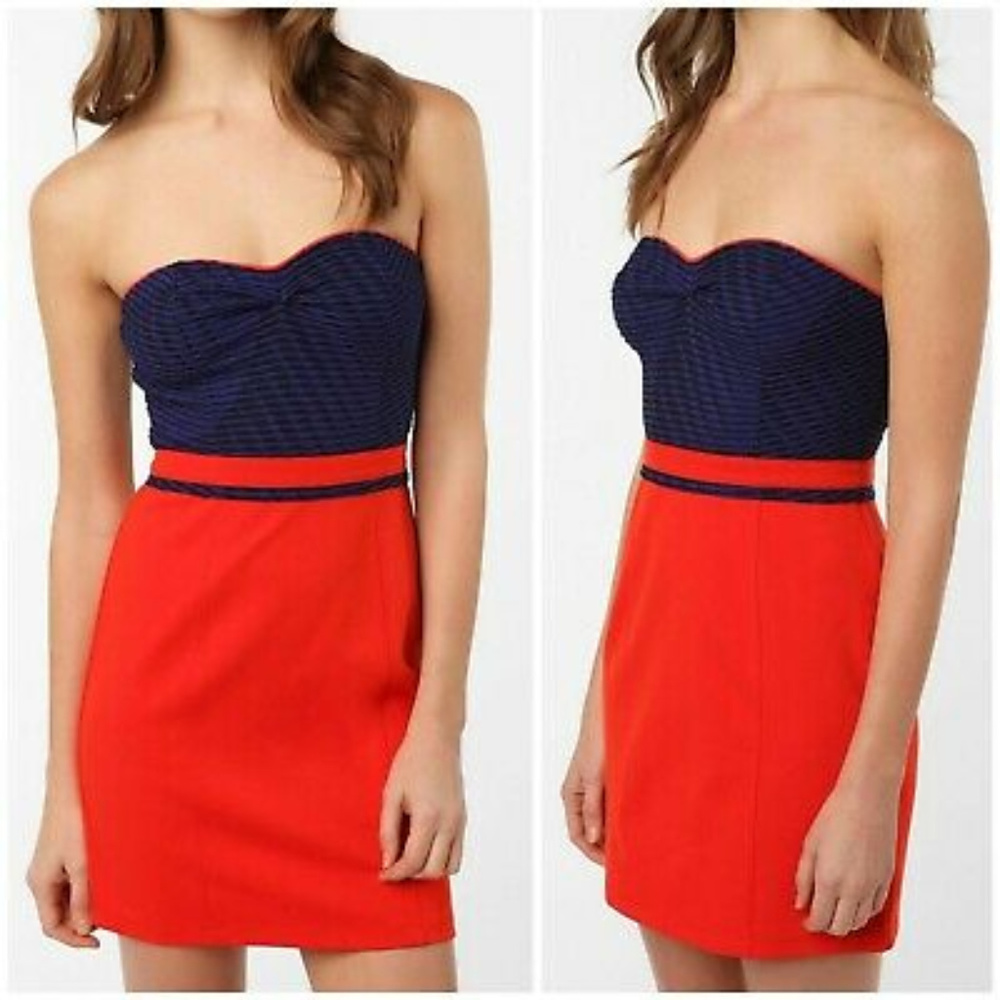 Silence & Noise Sweetheart Bodycon Dress NWT